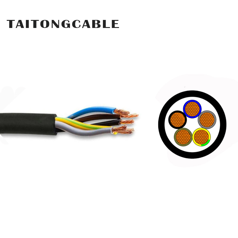 Žemos įtampos 2–5 gyslų vario laidininko XLPE izoliuoti PVC apvalkalu nešarvuoti maitinimo kabeliai